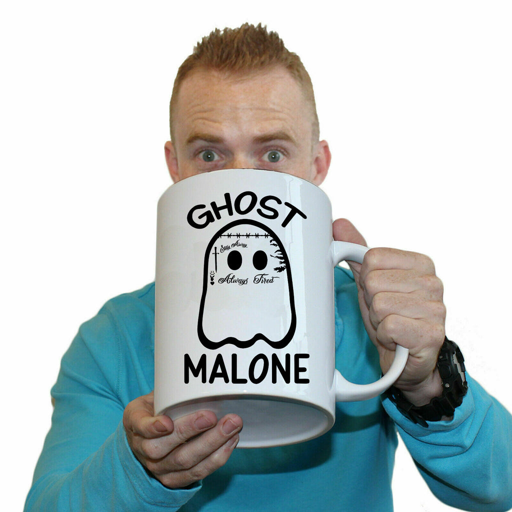 Ghost Malone Halloween Trick Or Treat - Funny Giant 2 Litre Mug