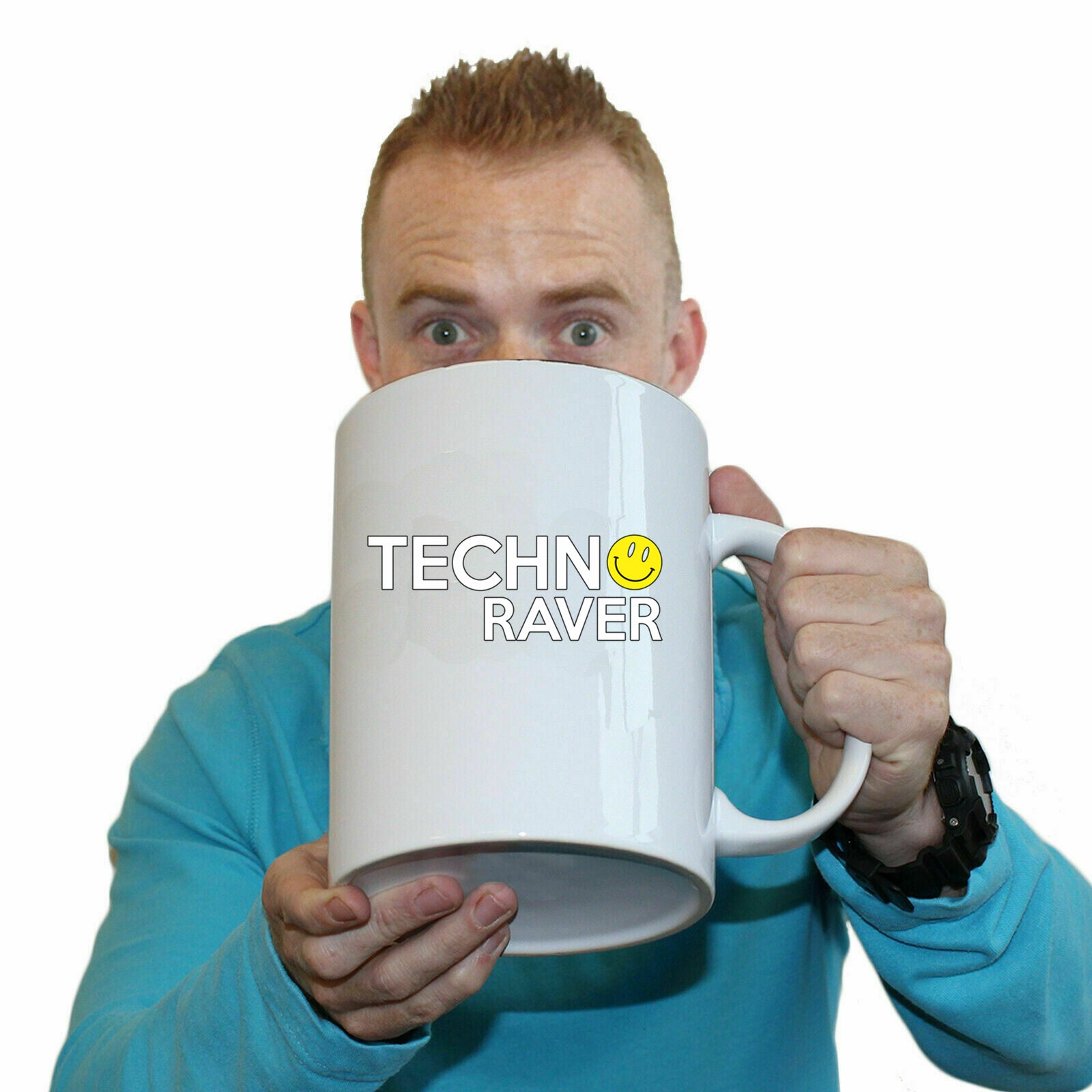 Techno Raver - Funny Giant 2 Litre Mug