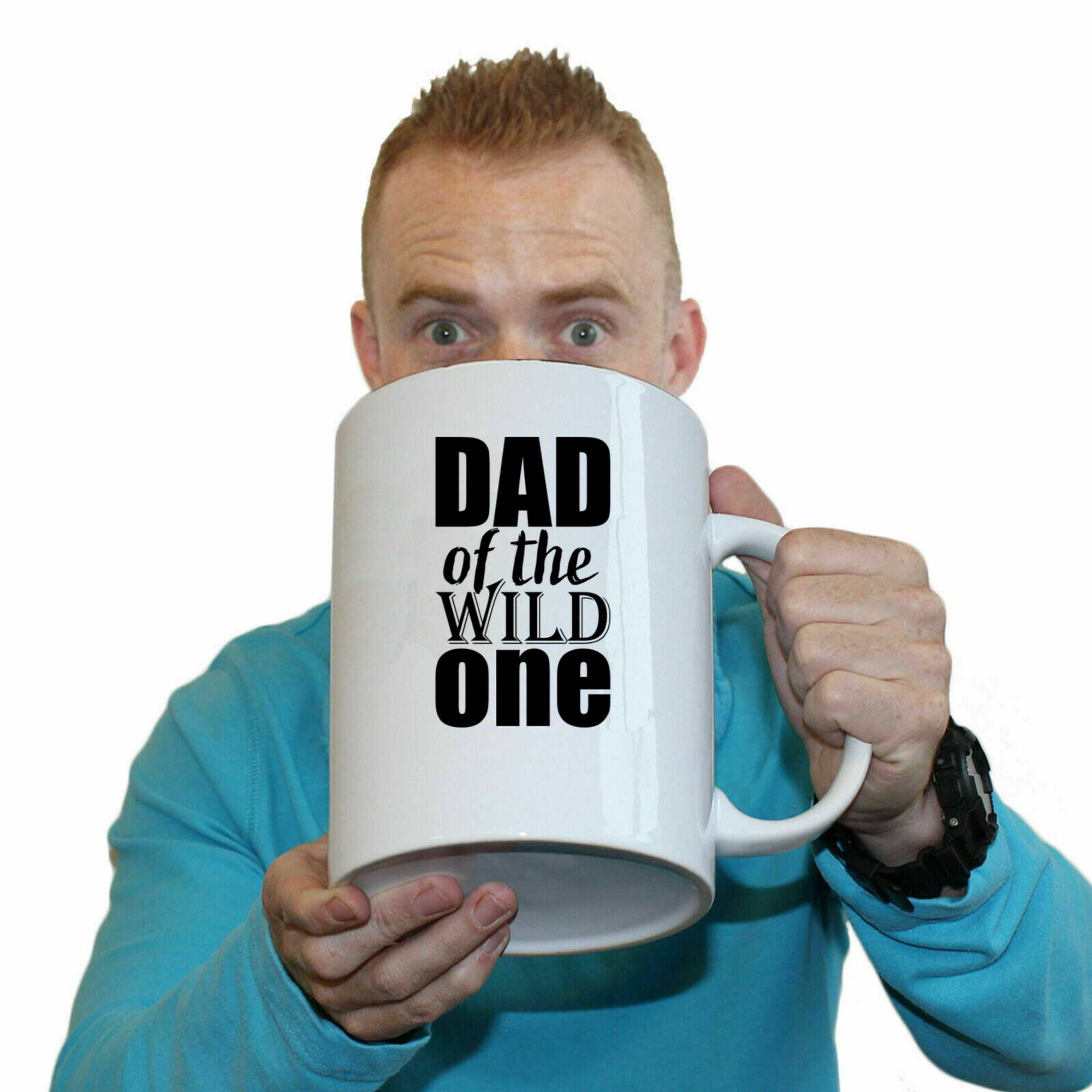 Dad Of The Wild One Father - Funny Giant 2 Litre Mug