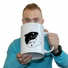 Yin Yang Shark - Funny Giant 2 Litre Mug