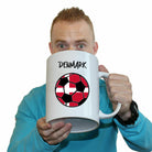 Denmark Football - Funny Giant 2 Litre Mug