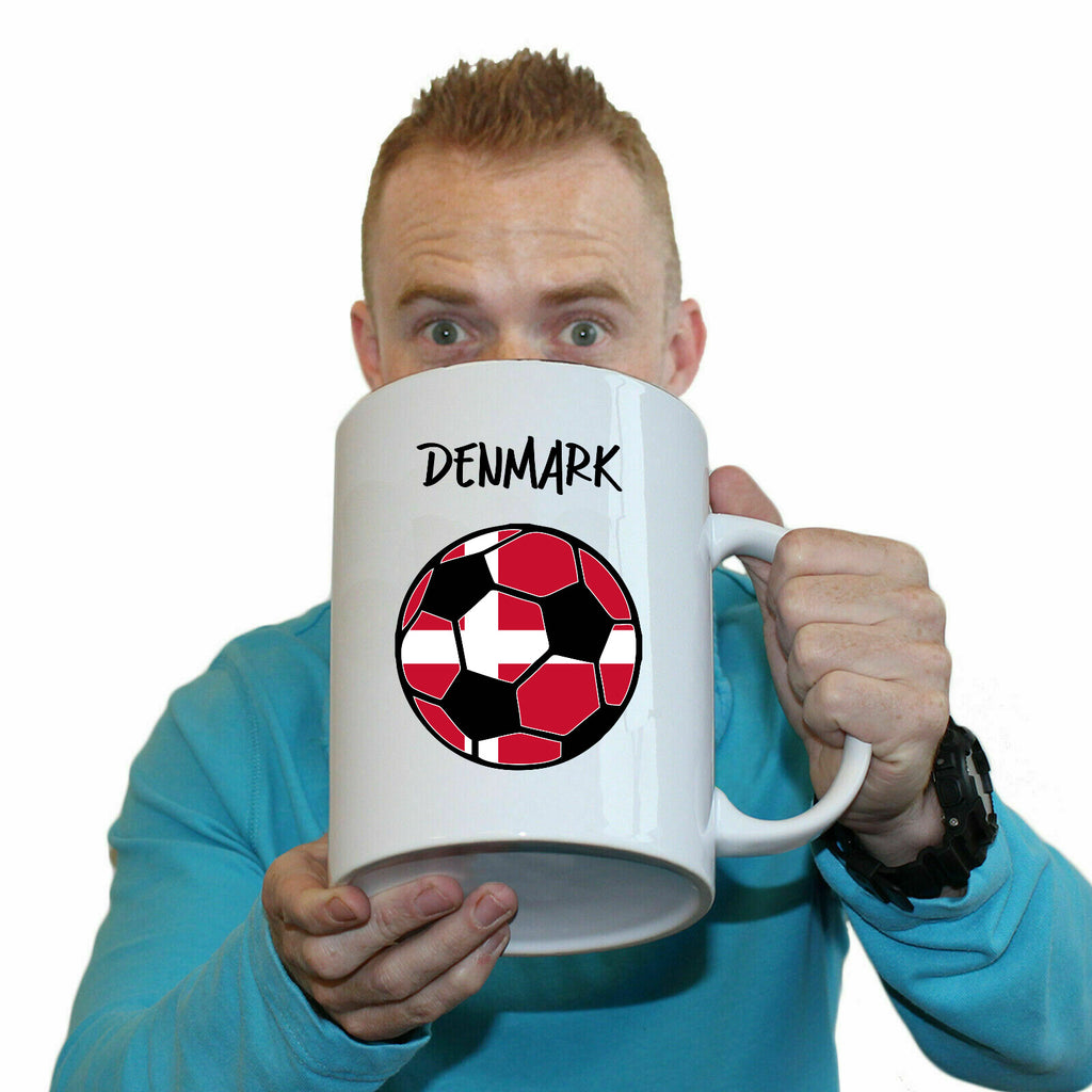 Denmark Football - Funny Giant 2 Litre Mug