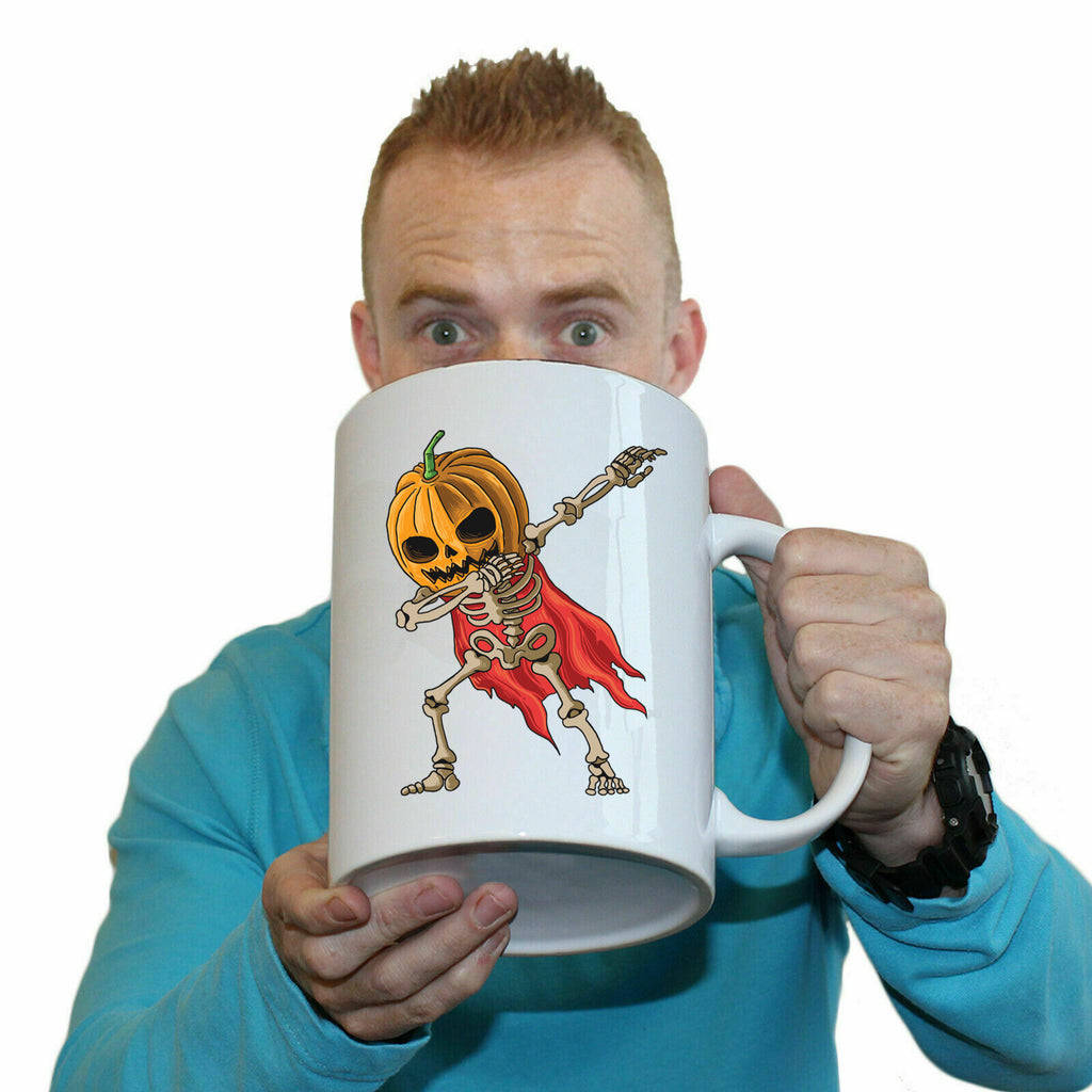 Skele Dab Halloween Trick Or Treat - Funny Giant 2 Litre Mug