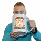 Angry Tiger Football Team - Funny Giant 2 Litre Mug