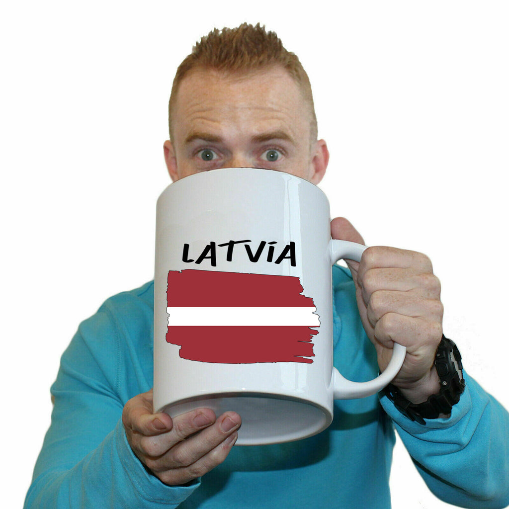 Latvia - Funny Giant 2 Litre Mug