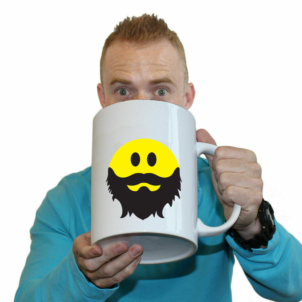 Bearded Smile - Funny Giant 2 Litre Mug Cup