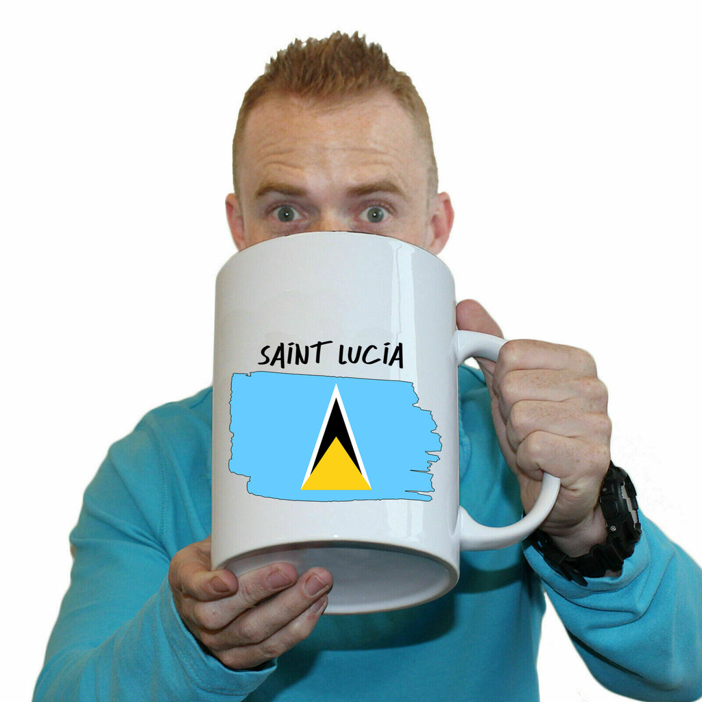 Saint Lucia - Funny Giant 2 Litre Mug