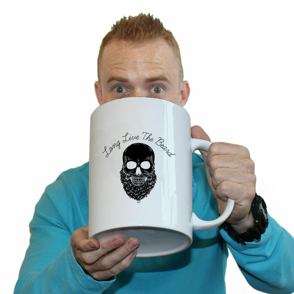 Long Live The Beard - Funny Giant 2 Litre Mug