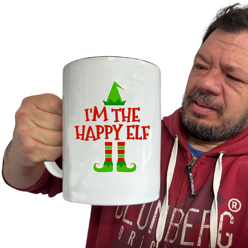 Im The Happy Elf Christmas - Funny Giant 2 Litre Mug