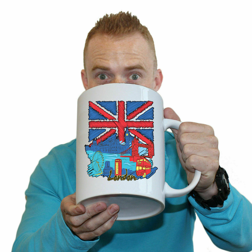 London England Uk - Funny Giant 2 Litre Mug