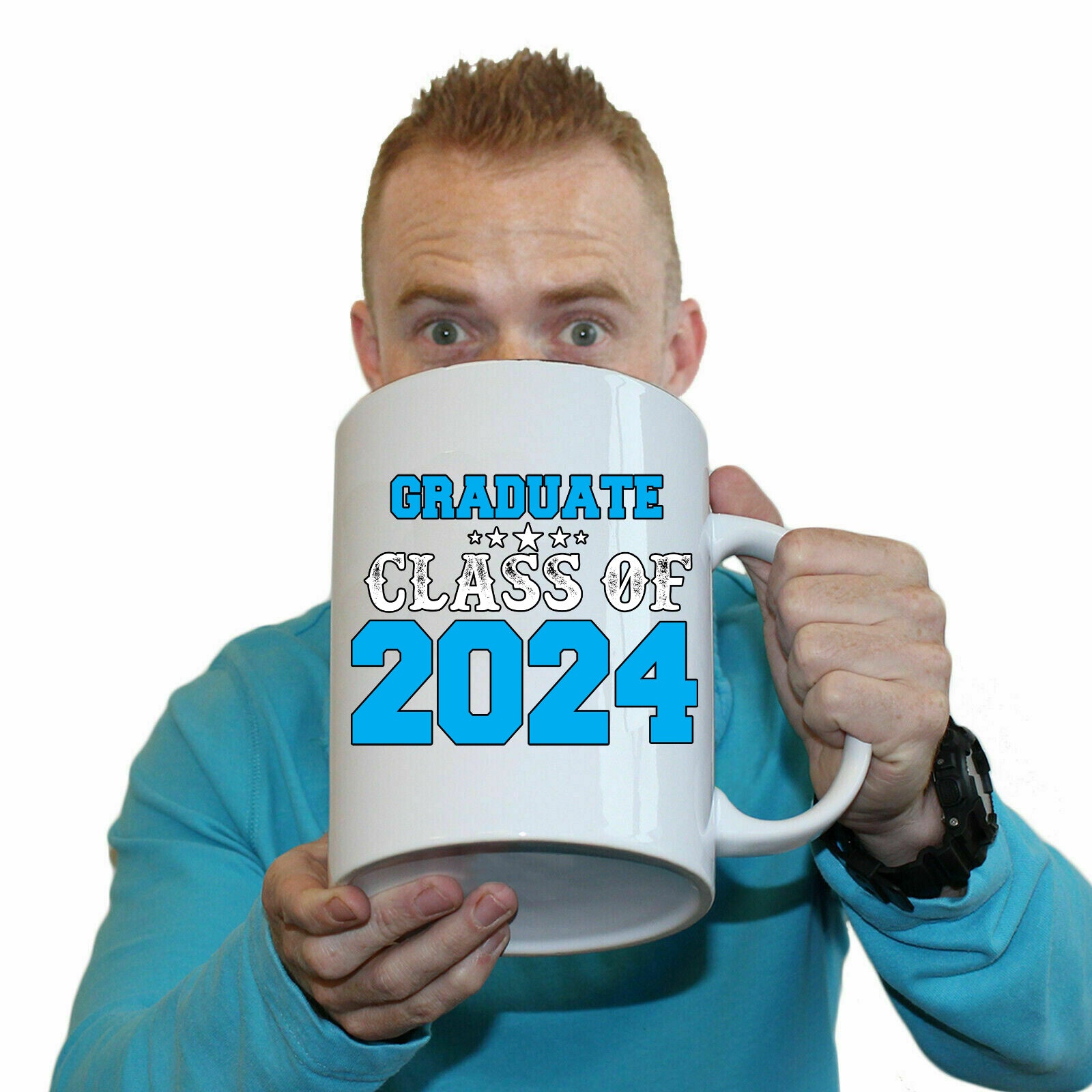 Graduate University College Class Of 2024 - Funny Giant 2 Litre Mug