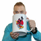 Koi Moon Flowers Fish Sunset - Funny Giant 2 Litre Mug