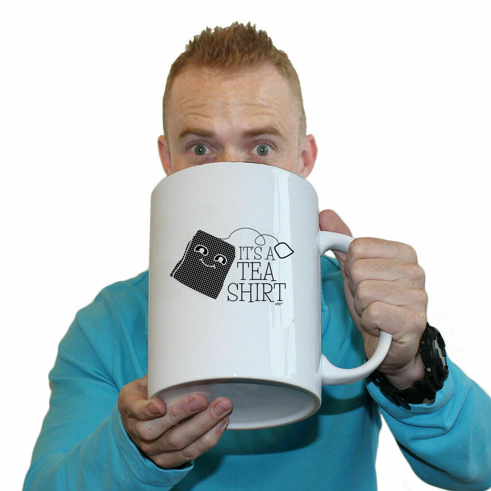 Its A Tea Shirt - Funny Giant 2 Litre Mug