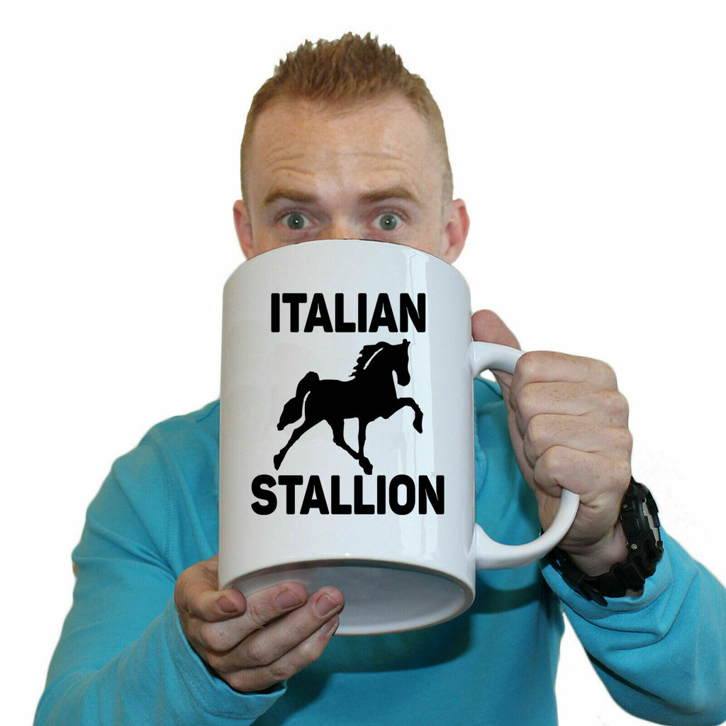 Italian Stallion Italy Horse - Funny Giant 2 Litre Mug