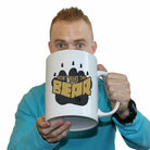 Paw Dont Wake The Bear V2 - Funny Giant 2 Litre Mug