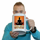 Real Men Do Yoga - Funny Giant 2 Litre Mug