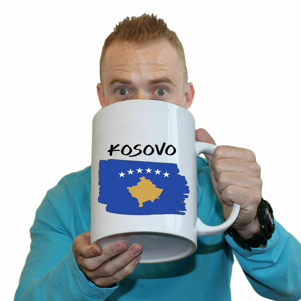 Kosovo - Funny Giant 2 Litre Mug