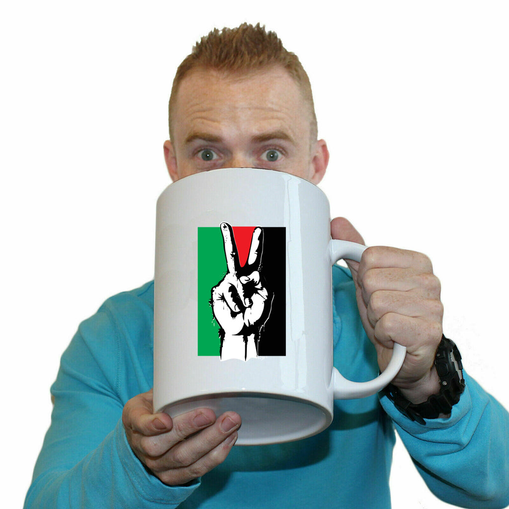 Free Palestine Peace - Funny Giant 2 Litre Mug Cup