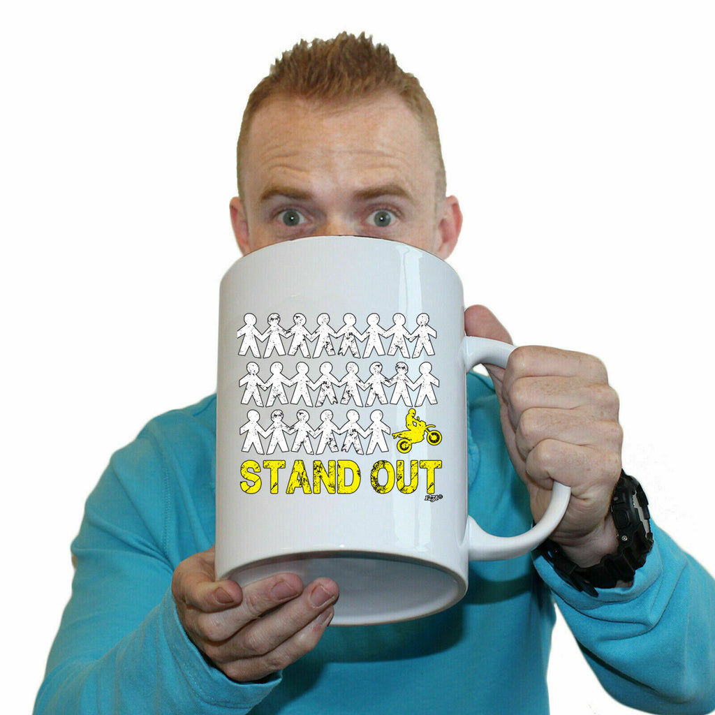 Stand Out Dirtbike - Funny Giant 2 Litre Mug