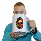 Retro Skull Diver Open Water - Funny Giant 2 Litre Mug