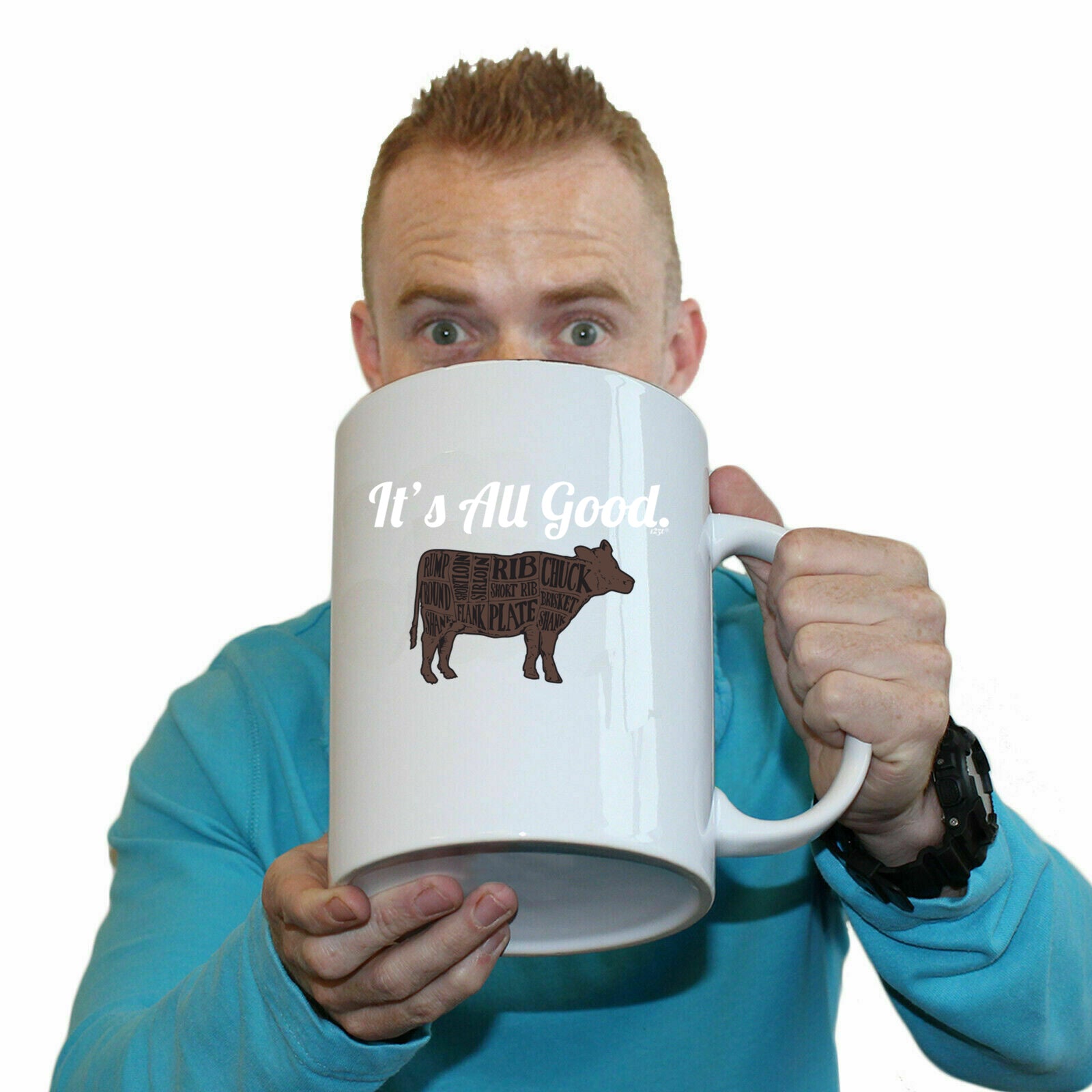 Its All Good Cow - Funny Giant 2 Litre Mug