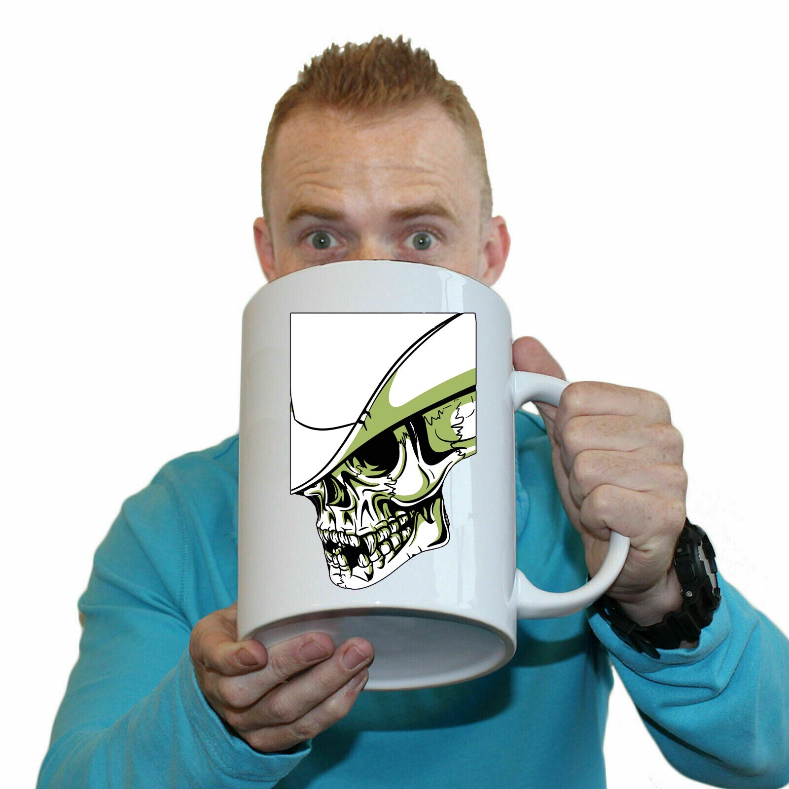 Cowboy Skull Fashion - Funny Giant 2 Litre Mug