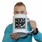 Rock And Roll Music - Funny Giant 2 Litre Mug
