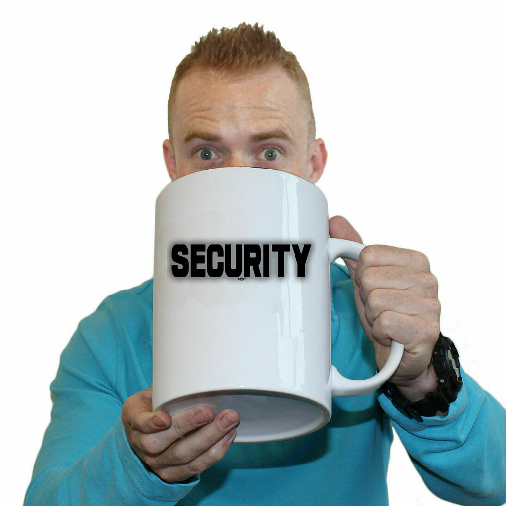 Security - Funny Giant 2 Litre Mug