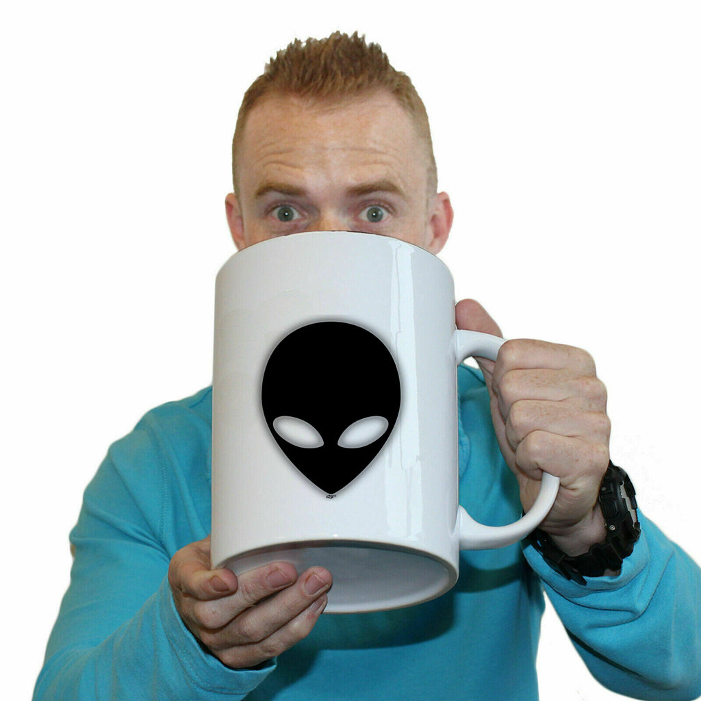 Alien Head Glow In The Dark - Funny Giant 2 Litre Mug Cup