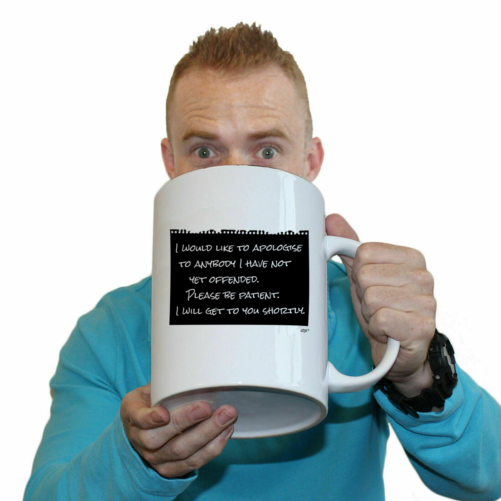 Would Like To Apologise - Funny Giant 2 Litre Mug