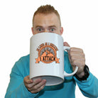 Mountain Bike As Long As I Breathe I Attack - Funny Giant 2 Litre Mug