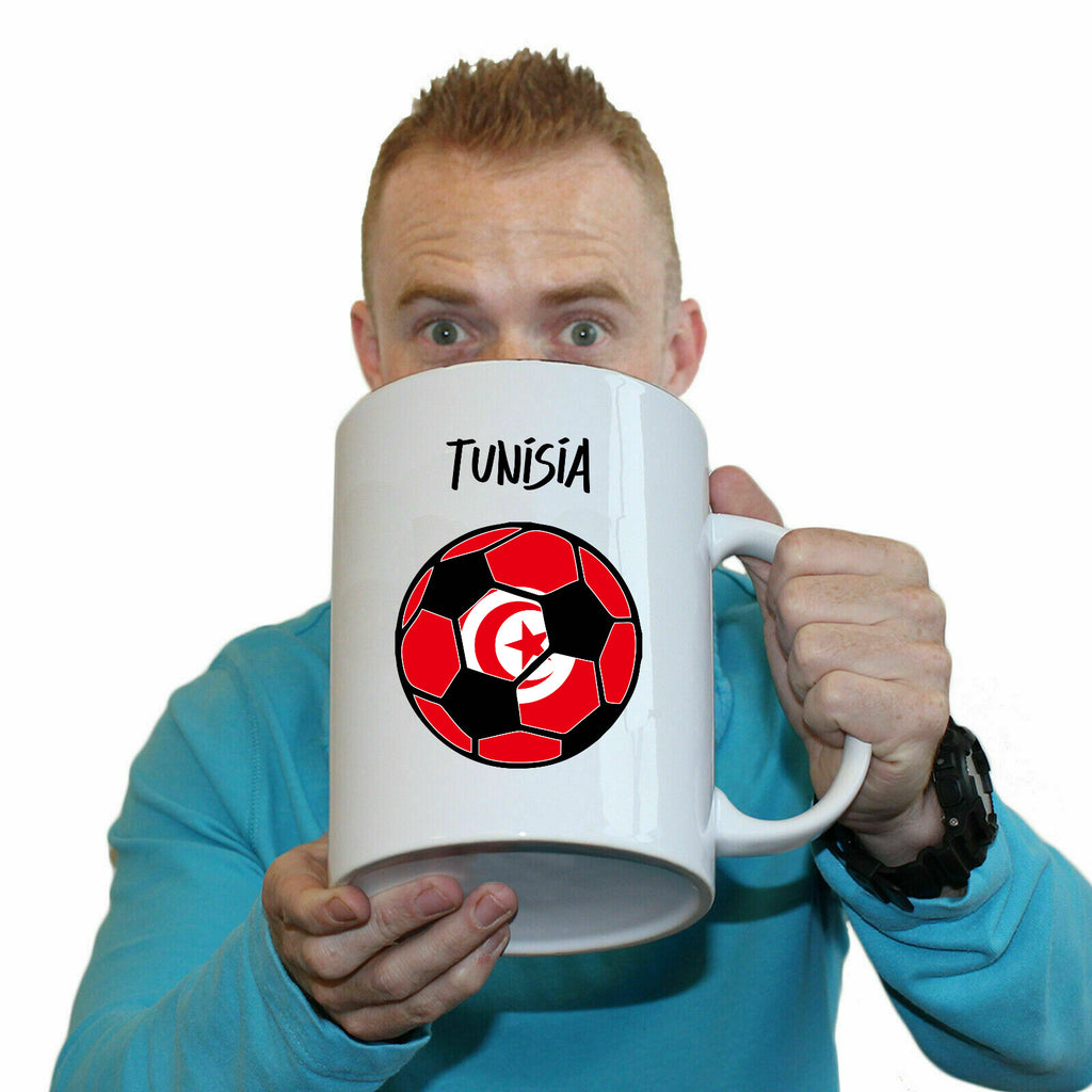 Tunisia Football - Funny Giant 2 Litre Mug