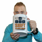 Wasd Shirt To Move Ahead - Funny Giant 2 Litre Mug