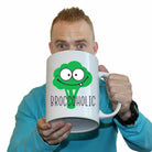 Broccoholic Broccoli - Funny Giant 2 Litre Mug