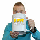 Born To Rave - Funny Giant 2 Litre Mug Cup