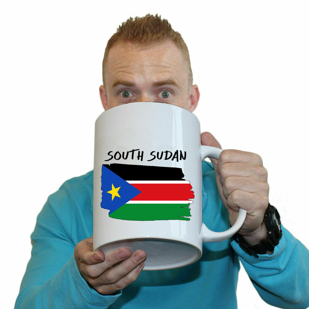 South Sudan - Funny Giant 2 Litre Mug