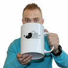 Cat Lazy Is Such An Ugly Word Selective Participation - Funny Giant 2 Litre Mug Cup