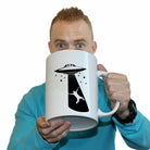 Ufo Sci Fi Abduction - Funny Giant 2 Litre Mug