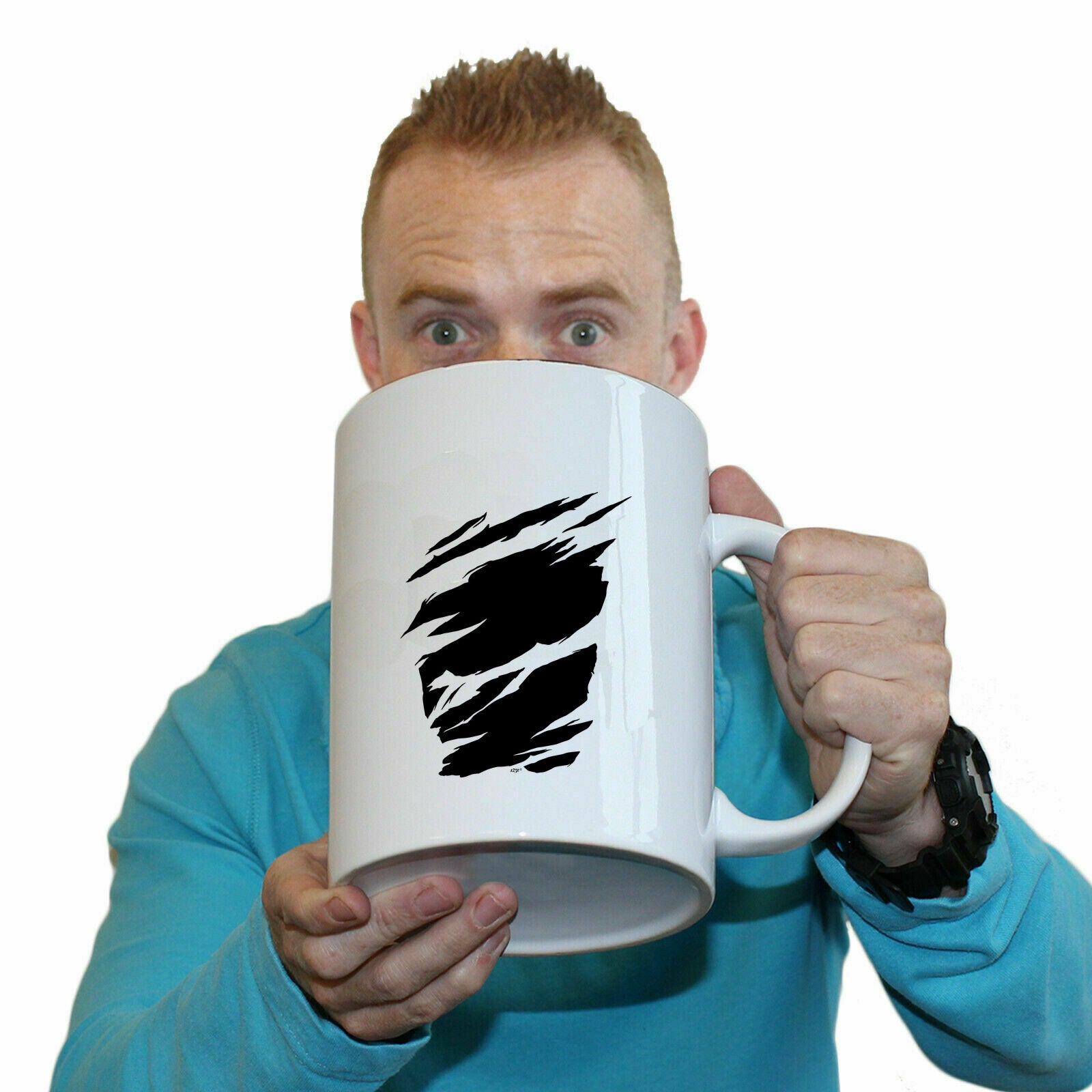 Ripped Six Pack - Funny Giant 2 Litre Mug