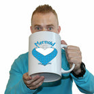 Mermaid At Heart - Funny Giant 2 Litre Mug