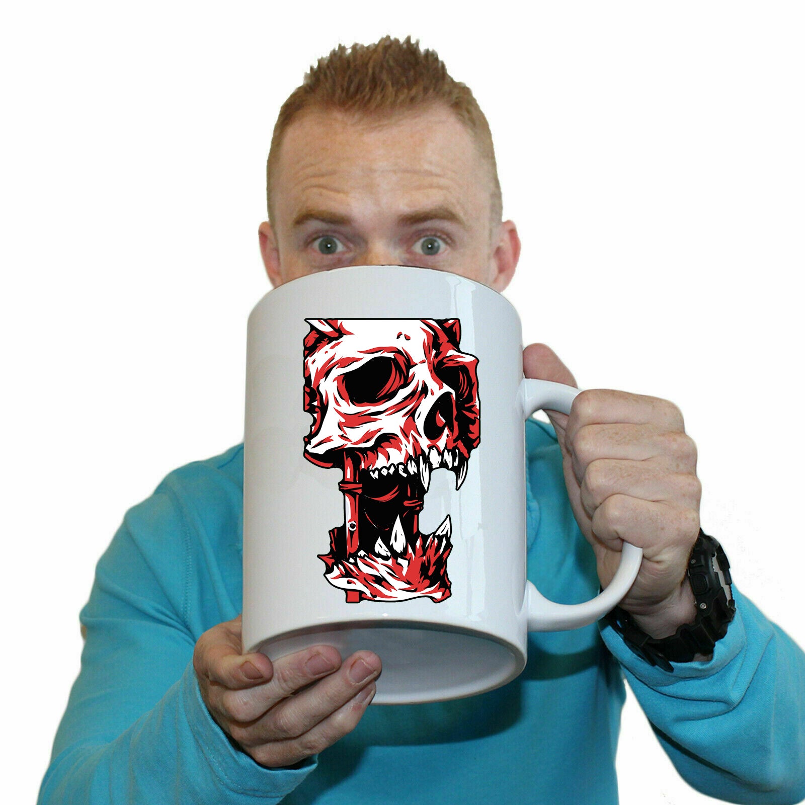 Broken Skull Fashion - Funny Giant 2 Litre Mug