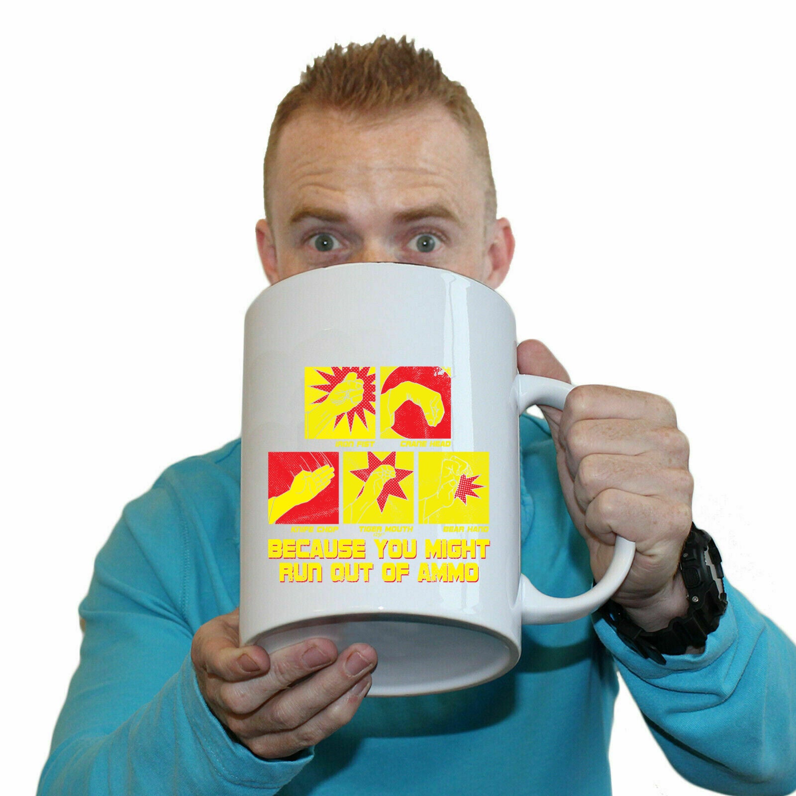 Because You Might Run Out Of Ammo - Funny Giant 2 Litre Mug Cup