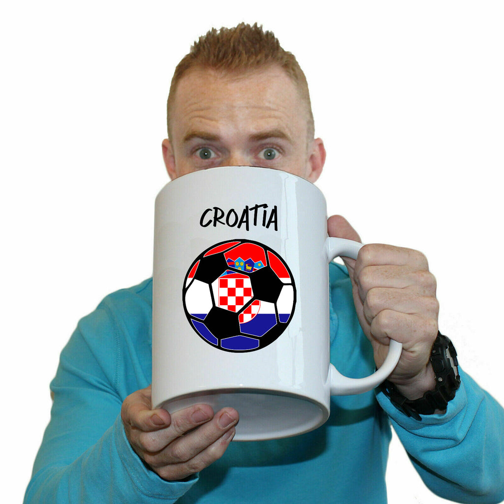 Croatia Football - Funny Giant 2 Litre Mug