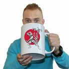 Ninja Bamboo Sunset - Funny Giant 2 Litre Mug