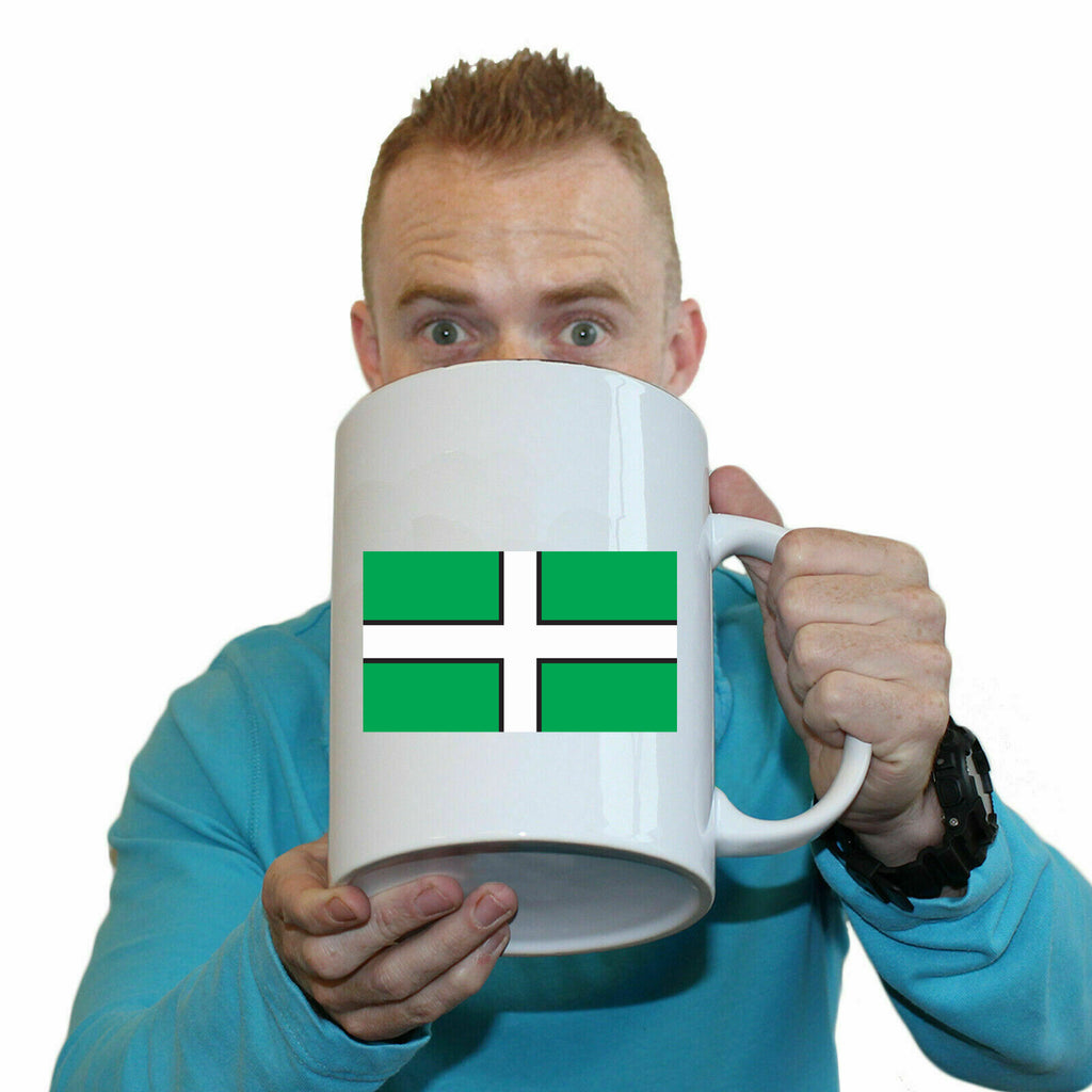 Devon Flag - Funny Giant 2 Litre Mug Cup