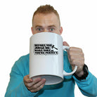Before You Judge Me Make Sure Your Perfect - Funny Giant 2 Litre Mug Cup
