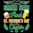 Green Beer And St Patricks Day Irish Ireland - Mens 123t Funny T-Shirt Tshirts