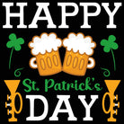 Happy St Patricks Day 2 Irish Ireland  - Mens 123t Funny T-Shirt Tshirts