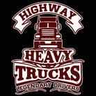 Highway Heavy Trucks Trucker - Mens 123t Funny T-Shirt Tshirts