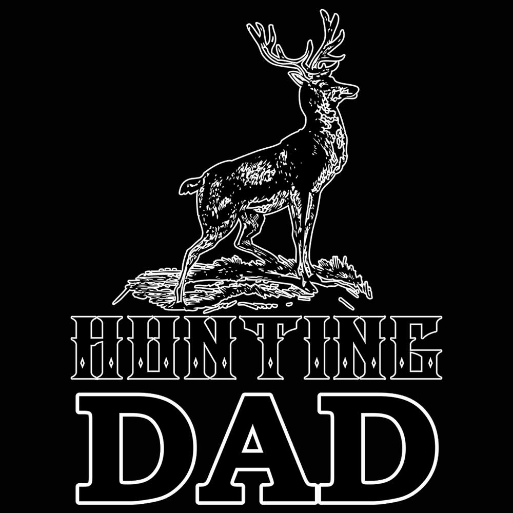 Hunting Dad Hunt Deer - Mens 123t Funny T-Shirt Tshirts